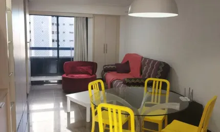 Flat com 1 quarto para alugar na Avenida Beira Mar, 3960, Mucuripe, Fortaleza