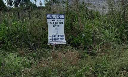 Vende - se 3 lotes Conjugados na Colônia de Férias do Pecém  - Cada um 12x30