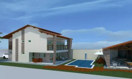 Vende - se Casa de Alto Padrão na Praia da Taiba e Próximo a Lagoa do Kite