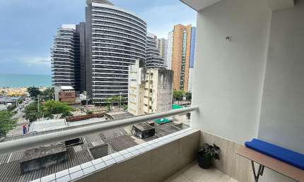 Flat com 1 quarto à venda no Meireles, Fortaleza 
