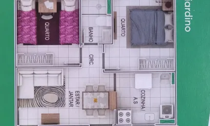 Apartamento com 2 quartos à venda na Rua Luís Gonzaga dos Santos, 44, Pajuçara, Maracanaú