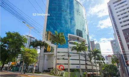 Sala mobiliada no meireles lc corporate green tower  oportunidade