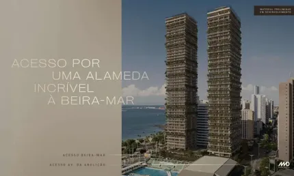 Apartamento para investidor na avenida abolição beira mar