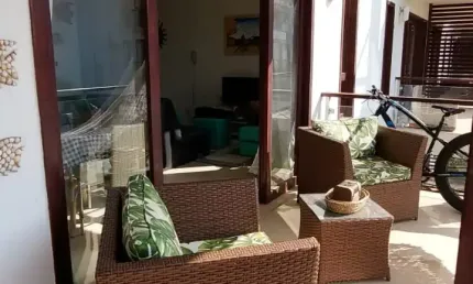 Apartamento mobiliado com 1 quarto no taiba beach resort na praia da taiba- ce