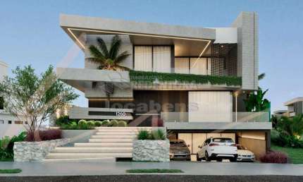 Luxuosa casa com 4 suítes a venda no condomínio Quinta do Golfe Residencial.