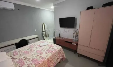 Casa de fundo mobiliada com ofurô para locação - residencial santa rita