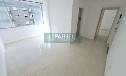 Apartamento com vista mar de 1 dormitório, no Embaré