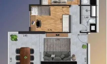 Apartamento com 2 quartos à venda na Praça Washington, 13, José Menino, Santos