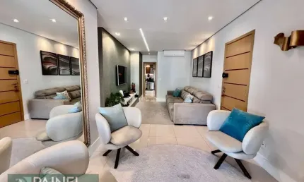 Venda apartamento 3 suítes em boqueirão, santos - r$ 2.025.000