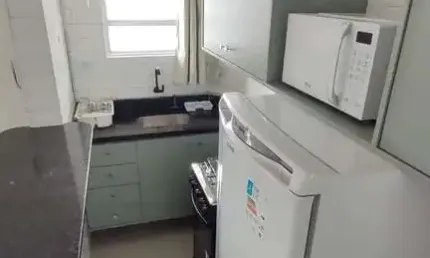Sala Living c/garagem à Venda São Vicente - 26m² por R$ 245k