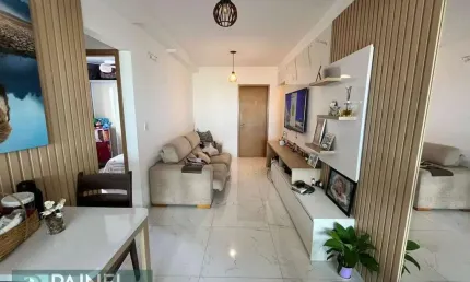 Venda de apartamento 2 suítes em boqueirão - santos por r$915k