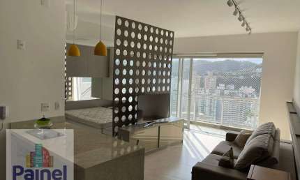 Apartamento com 1 quarto para alugar na Avenida Pres. Wilson, 94, Pompéia, Santos
