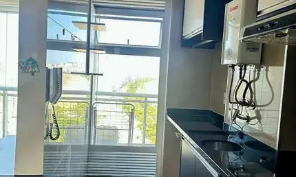 APARTAMENTO EM JOSÉ MENINO - 70m², VISTA PARA A PRAIA