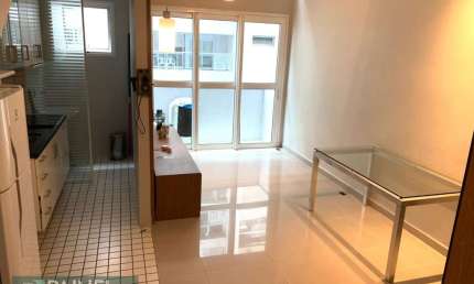 Loft com 2 quartos para alugar na Rua José Caballero, 60, Gonzaga, Santos