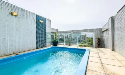 Cobertura à venda no Embaré Santos, 3 dorms, 255m², R$1,9 mi