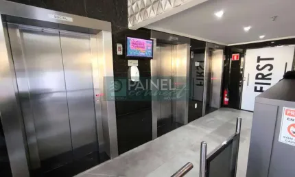 Sala para locação vila matias, santos. 52m²  por r$3.500,00