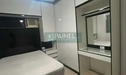 Venda ou aluga no centro de são vicente, 74m², 1 dorm,