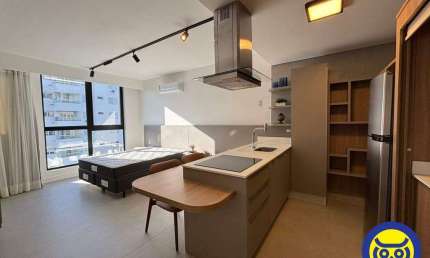 Apartamento com 01 dormitório Mobiliado na Trindade