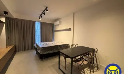 Studio Mobiliado ao Lado da UFSC, Pronto para Morar