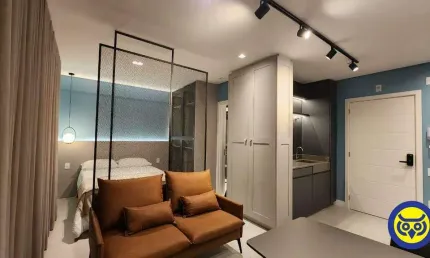 Apartamento mobiliado com 1 dormitório no jardim atlântico
