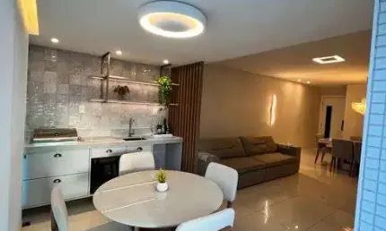 Apartamento à Venda117m², 3 suítes, suíte master com closet, home office, 2 vagas, porcelanato