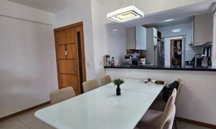 Apartamento de 4/4, 3 suítes,  134m², PORTEIRA FECHADA, em Armação, varanda gourmet, 2 vagas,