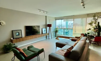 Versatile - Jardim Apipema | Mobiliado -  2/4 - 1 suíte - Varanda - Armários - 2 vagas - Andar alto