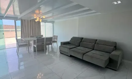 Pituba Privilege - VISTA MAR - Mobiliado - 2/4 - 1 suíte - Varandão - 163 m² - Nascente - 2 vagas
