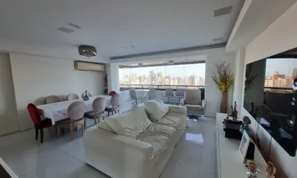 Loteamento aquarius - 140m² i nascente i andar alto i vista mar | 3 suítes ( 1 master com closet)