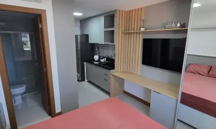 Apartamento a venda no ZN Barra - 19 m² - Mobiliado - Excelente investimento para aluguel