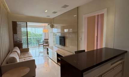 Horto Florestal - Apartamento à Venda - 1/4 e sala - MOBILIADO - 47 m² - Nascente total - 1 vaga