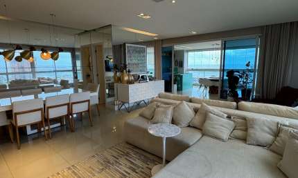 Residenza Paradiso Reale - Patamares - VISTA MAR - 3 suítes - 155 m²  - Nascente - Varanda gourmet