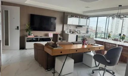 Horto Florestal - Mobiliado - 95,64 m² - Lavabo - Andar alto - Varanda integrada com reiki - 2 vagas - Nascente