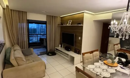 Villa Privilege - À venda - 2/4 - 1 suíte - 70 m² - NASCENTE TOTAL - Varanda com reiki - Andar alto