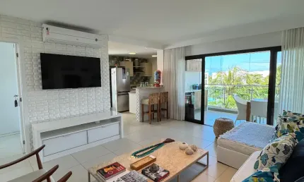 Iberostar - À venda- Mediterrâneo 2 - 2/4 - 1 suíte - 86 m² - VISTA MAR e LAGOA - Mobiliado- 2 vagas