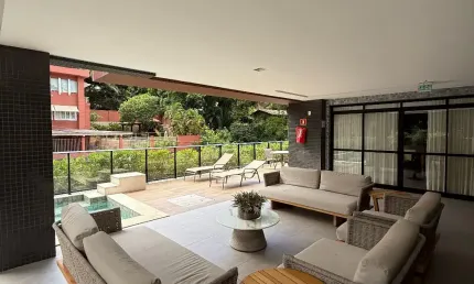 Horto Florestal | 2 suítes, 85m2, armários em todos os cômodos, lavabo, wc de serviço, andar alto, nascente