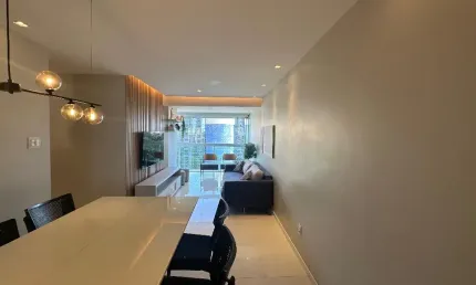 Alphaville - apartamento à venda -  3/4 - 1 suíte -  80 m² - varanda com reiki - 2 vagas
