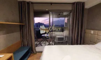 Apartamento com 1 quarto à venda na Avenida Vereador José Diniz, Santo Amaro, São Paulo