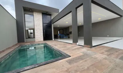 Casa Nova Vicente Pires Condomínio Cooperville 4Qts 2 Suítes Lazer 250m² Piscina