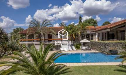 Sofisticada e luxuosa Mansão Exclusiva no Park Way ? 5 Suítes 8 Vagas Piscina Quadra Esportes Amplo Terreno Jardins Belíssimos