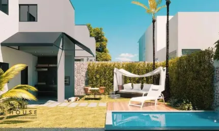 Sobrado de Alto Padrão com 2 Suítes e Vista para a Piscina