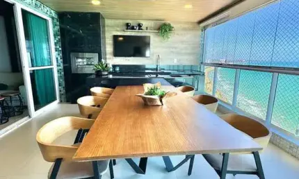 Apartamento Riviera Gênova com 4 suítes 260 m² Beira Mar na Cruz das Almas