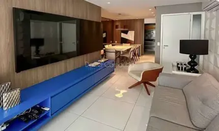 Apartamento com 133 m² segunda quadra mar com 3 suítes na Jatiúca