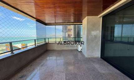 Na Beira Mar Apartamento com 4 dormitórios à venda, 450 m² por R$ 4.700.000 - Praia de Iracema - Fortaleza/CE