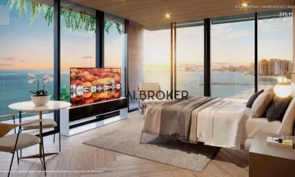 Na Beira Mar andar Alto Apartamento com 4 dormitórios à venda, 315 m² por R$ 6.900.000 - Meireles - Fortaleza/CE