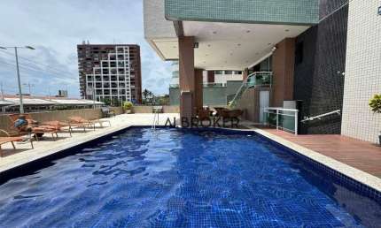 Na Beira Mar Apartamento com 1 dormitório à venda, 49 m² por R$ 650.000 - Mucuripe - Fortaleza/CE