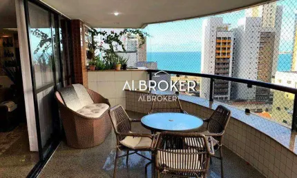 No Meireles Apartamento com 5 dormitórios à venda, 314 m² por R$ 1.890.000 - Meireles - Fortaleza/CE
