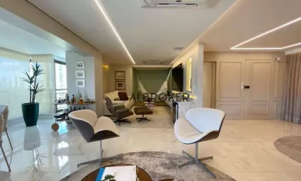 Apartamento com 3 dormitórios à venda, 209 m² por r$ 3.500.000,00 - guararapes - fortaleza/ce