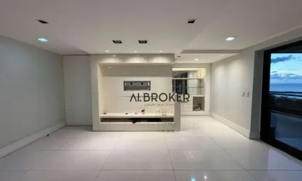 Na beira mar  apartamento com 4 dormitórios à venda, 360 m² por r$ 4.390.000 - meireles - fortaleza/ce