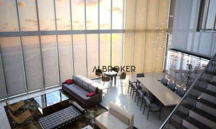 No Meireles Cobertura com 4 dormitórios à venda, 243 m² por R$ 4.390.000 - Meireles - Fortaleza/CE